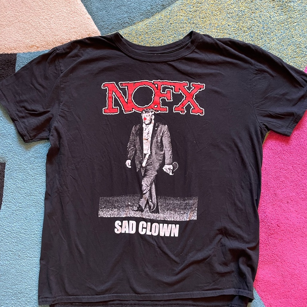 NOFX Sad Clown Tshirt Rare